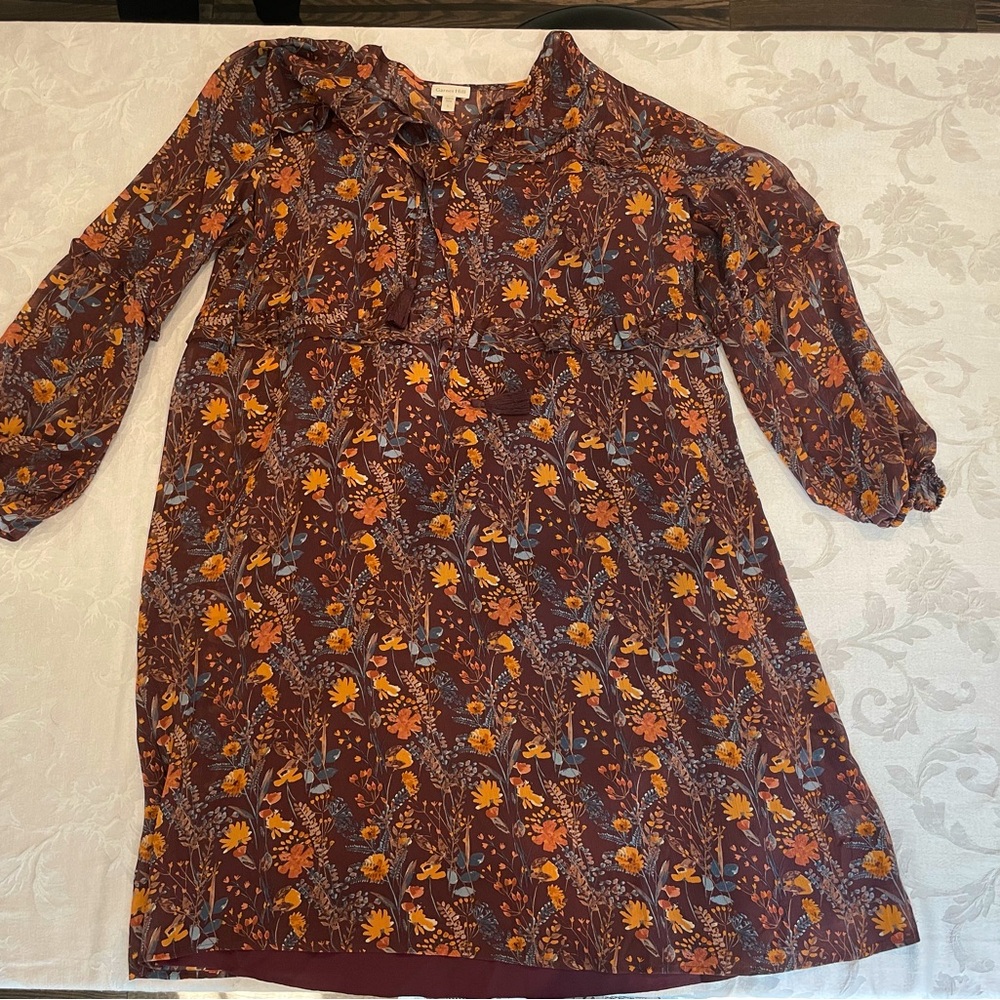 Garnet Hill dress, size L - above the knee